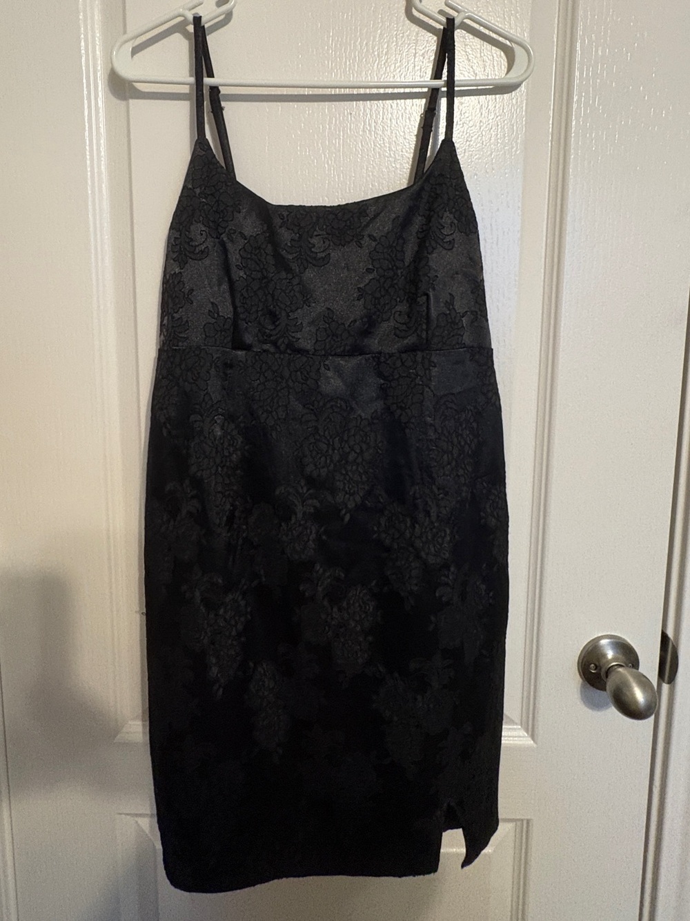 NWT Black Floral Jacquard Dress size medium